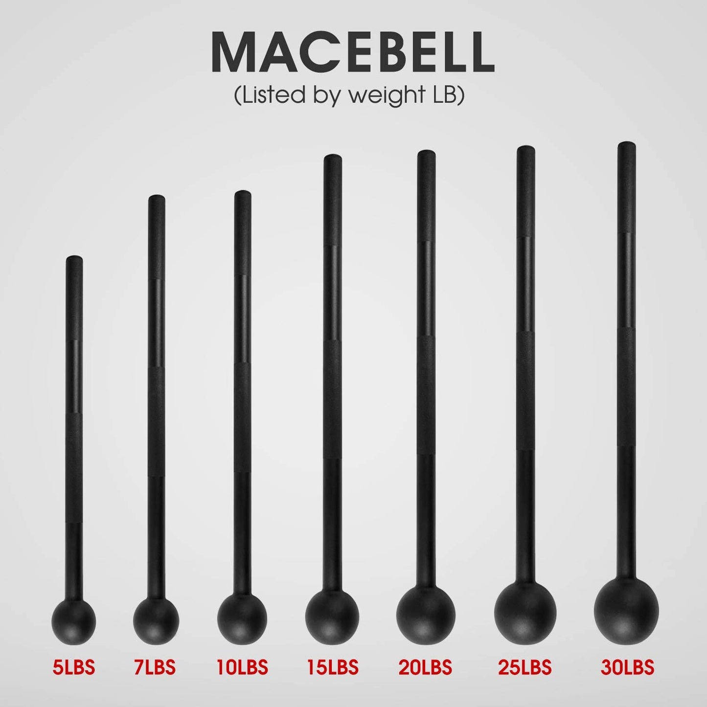 Steel Mace Bell for Strength Training – Full-Body Grip & Forearm Workout