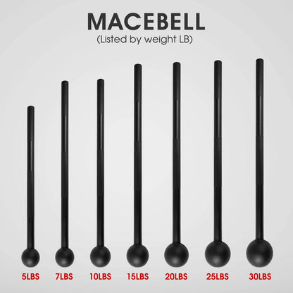 Steel Mace Bell for Strength Training – Full-Body Grip & Forearm Workout