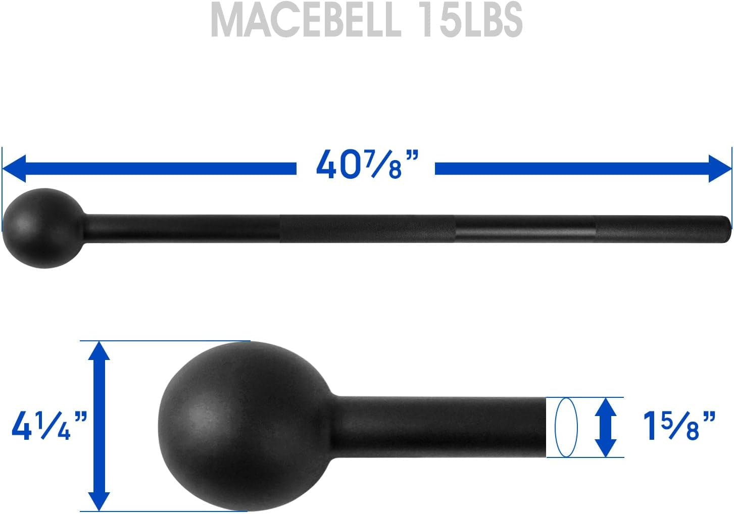 Steel Mace Bell for Strength Training – Full-Body Grip & Forearm Workout