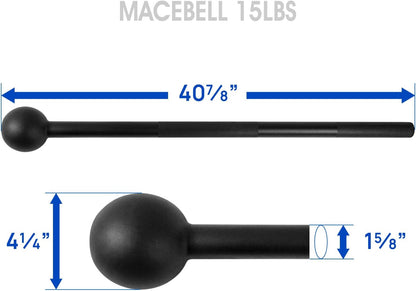 Steel Mace Bell for Strength Training – Full-Body Grip & Forearm Workout