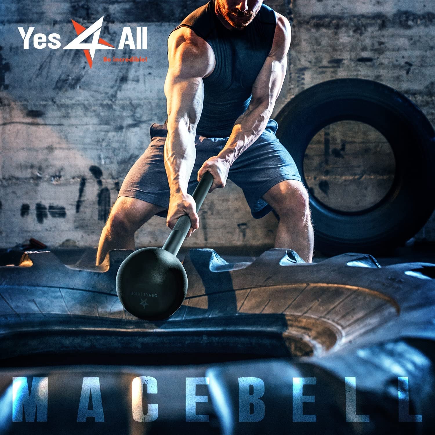 Steel Mace Bell for Strength Training – Full-Body Grip & Forearm Workout